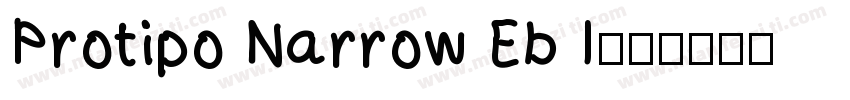 Protipo Narrow Eb I字体转换